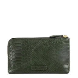 Hidesign Ecom Ee Paola W1 Rf Snake Emer Green Leather Textured Pouch image 3
