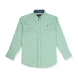 Gini & Jony Kids Green Cotton Printed Full Sleeves Shirt-picture-26