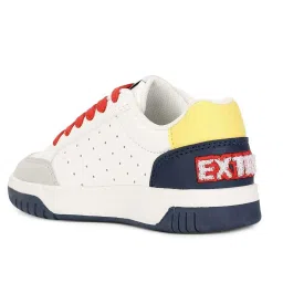 Bubblegummers by Bata Kids White & Blue Casual Sneakers image 3