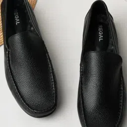Regal Men's Black Casual Loafers-image-47