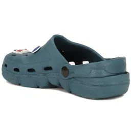 Bubblegummers by Bata Kids Teal Blue Back Strap Clogs image 3