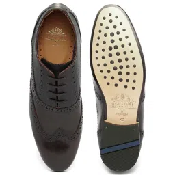 Ruosh Men's Brown Brogue Shoes image 3