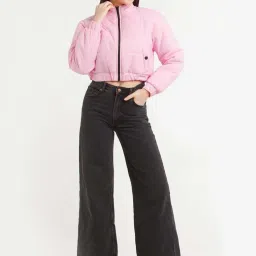 Zink London Pink Regular Fit Jacket image 4
