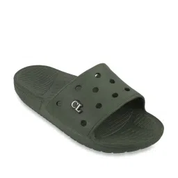 Carlton London Men's Olive Green Slides image 3