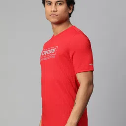 ALCIS Red Anti Static Slim Fit Printed Sports T-Shirt image 3