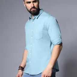 High Star Light Blue Relaxed Fit Shirt image 3