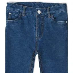MiArcus Boys Navy Cotton Regular Fit Jeans image 3