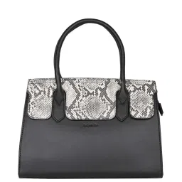 Sugarush Jolene Black Textured Medium Handbag image 3