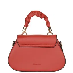 Sugarush Katrine Red Solid Medium Satchel Handbag image 3