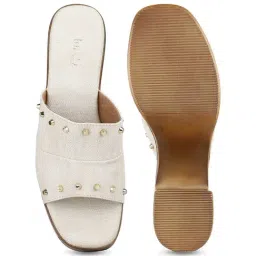 Inc.5 Women's Cream Casual Sandals image 4