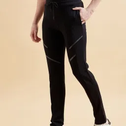 Sweet Dreams Black Regular Fit Printed Trackpants image 3