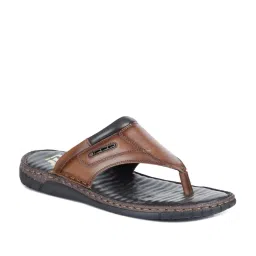 ID Men's Regular Tan Thong Sandals image 3