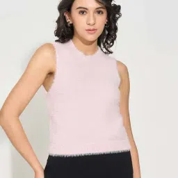 Honey By Pantaloons Pink Slim Fit Sweater-picture-43
