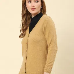 Monte Carlo Beige Textured Cardigan image 3