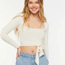 Forever 21 White Regular Fit Top-picture-44