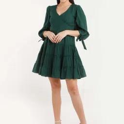 Zink London Green A-Line Dress image 5