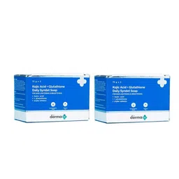 The Derma co. Set Of 2 Kojic Acid Glutathione Daily Syndet Soap -75g each-image-51