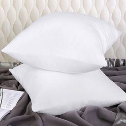 LUXEHOME INTERNATIONAL 2-Pcs White Square Lightweight Cushion-picture-43