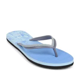Carlton London Women's Blue & Grey Flip Flops image 3