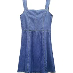 MIXXO Indigo Regular Fit Denim Mini Dress image 4