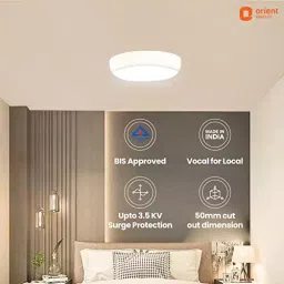 Orient 6 W Rainbow Round Recess Downlighter White & Warm White (Pack of 2) image 5