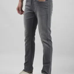 Numero Uno Grey Cotton Skinny Fit Jeans image 3