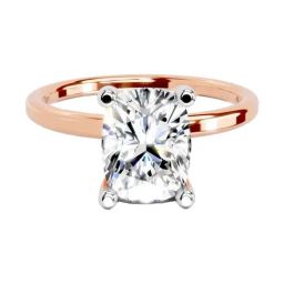 Sparkles Lab Grown Diamond 14k (585) Rose Gold Ring Women-picture-0