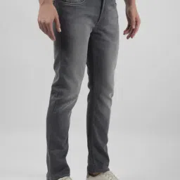Numero Uno Grey Cotton Skinny Fit Jeans image 4