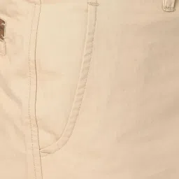 Peter England Beige Regular Fit Shorts image 4