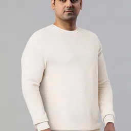 Mufti Men Beige Pullover image 5