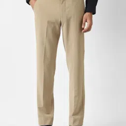 Van Heusen Beige Slim Fit Trousers-picture-26