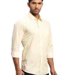Colorplus Yellow Cotton Regular Fit Printed Shirts image 4