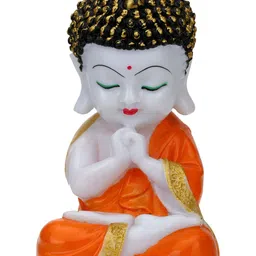 Aura Orange Buddha Idol Showpiece-picture-35
