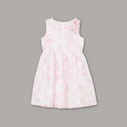 Fame Forever by Lifestyle Kids Pink Printed Dress-picture-37