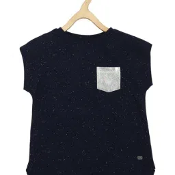 Peter England Kids Navy Printed T Shirt-picture-22