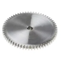 RS PRO Steel 60 Teeth Spur Gear, 1 Module, 6 mm Bore Dia, 60 mm Pitch Dia, 14 mm Hub Dia 8787926-picture-20