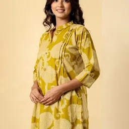 Advya Women Printed Mandarin Collar Ethnic Tunic image 5