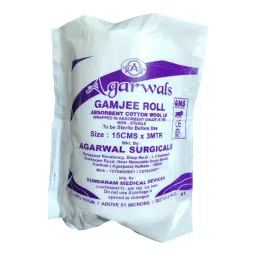 Agarwals Cotton Gamjee Roll 15 cm x 3 m, AS - NTM - 300 (Pack of 8)-picture-23