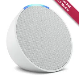Amazon Echo Pop Smart speaker with Alexa & Bluetooth- Loud sound, balanced bass, crisp vocals, White-picture-11
