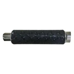 RA Accessories Black Textured and Silver Cap Silencer Exhaust for Kawasaki Z250SL-picture-45