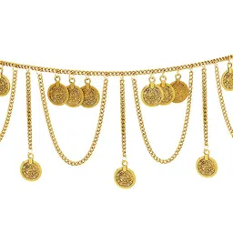Peora Gold Plated Taditional Layered Waist Chain image 5