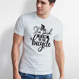 Seekbuylove Men Typography Printed Bio Finish T-shirt image 2