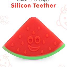 fab n funky Watermelon Shaped Silicon Teether - Red-picture-12
