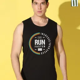 WOOSTRO Men Pack Of 2 Typography Printed Scoop Neck Cotton Slim Fit T-shirts-picture-34