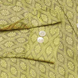 VASTRAMAY Boys Yellow Printed Shirt image 4