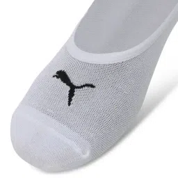 Puma Grey,White & Black Footie Large Socks - Pack of 3 image 4