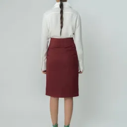 Qua Tailored Straight Skirt image 3