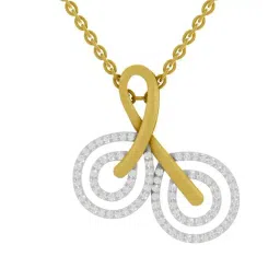 SPARQ Lab Grown Diamond 925 Sterling Silver Yellow Gold Necklace for Women-picture-31