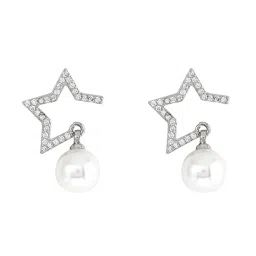 Joker & Witch Starry White Drop Earrings image 3