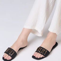 Inc.5 Women's Black Casual Sandals-picture-5